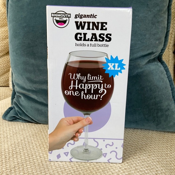 BIGMOUTH Inc. Party Supplies Gigantic Xl Wine Glass Poshmark